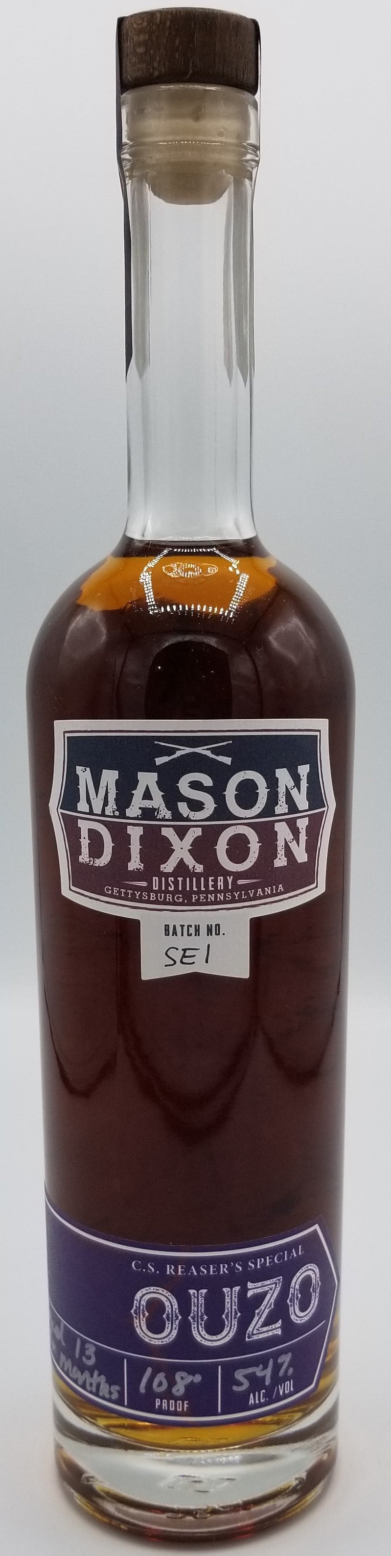 Special Editon #1 Ouzo - Mason Dixon Distillery